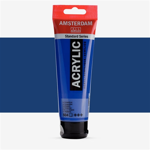 AMSTERDAM All Acrylics 120ml 504 Ultramarine