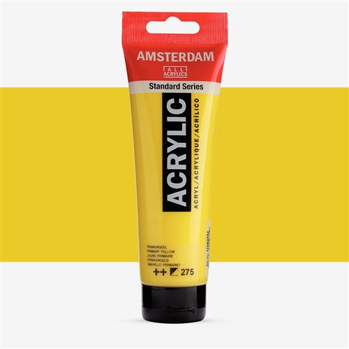 AMSTERDAM All Acrylics 120ml 275 Primary Yellow