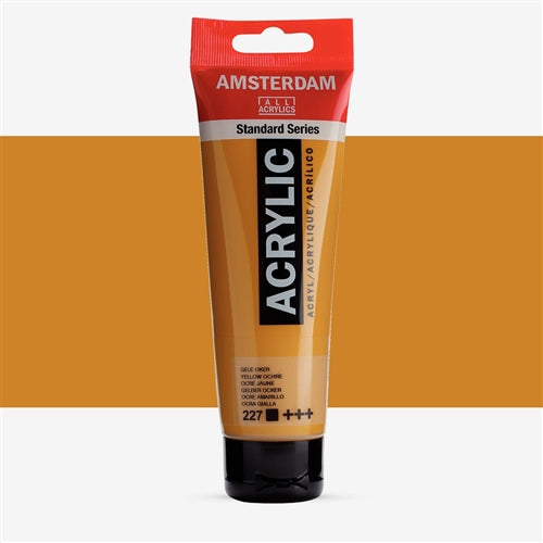 AMSTERDAM All Acrylics 120ml 227 Yellow Ochre