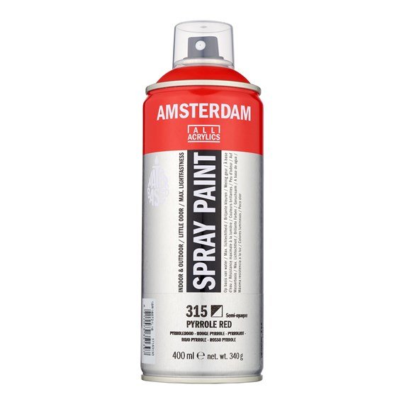 TALENS Amsterdam Spray Paint 400ml 315 Pyrrol Red
