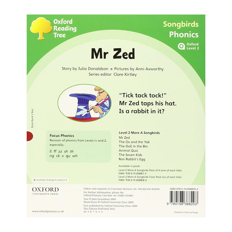 ORT Songbirds L2  6s