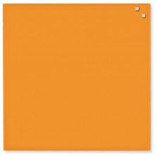 NAGA Magnetic Glass Board 45x45cm 10730 Orange