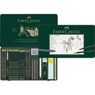 FABER-CASTELL PITT Graphite Set Tin of 26 Large 112974
