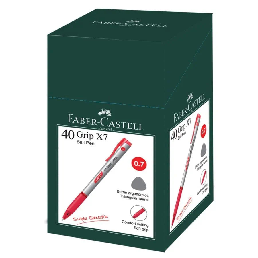 FABER-CASTELL Grip X7 0.7mm 547421 Red 40s