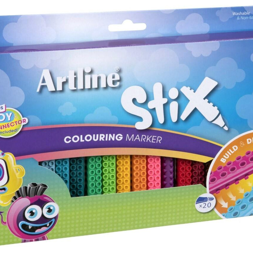 ARTLINE Stix Colouring Marker 20 Col Set