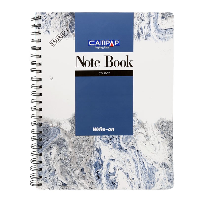 CAMPAP Write On Wire-O Notebook CW 2200 A7 50s