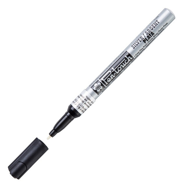 SAKURA Pen-Touch Marker 1.0mm Fine #41302 Silver