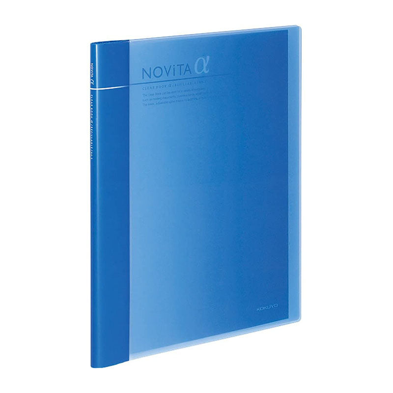 KOKUYO Novita Alpha Clear Book A4 24g NT24 Blue Default Title