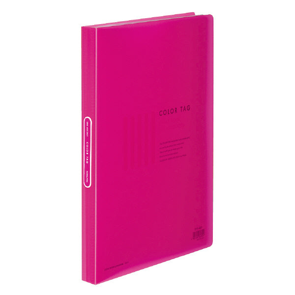 KOKUYO Color Tag Clear Book 40P Pink Default Title