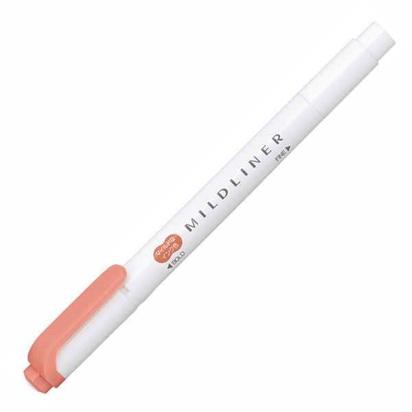 ZEBRA Mildliner Highlighter WKT7 Mild Vermilion