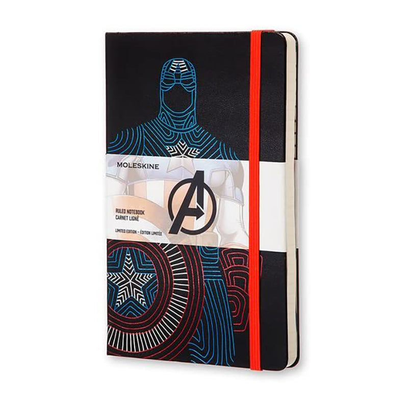 MOLESKINE LE The Avengers L Ruled Captain America