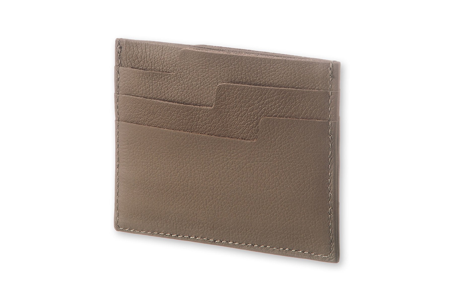 MOLESKINE Lineage Leather Card Wallet Taupe