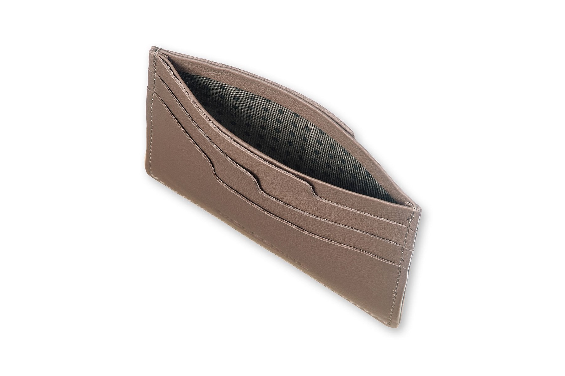 MOLESKINE Lineage Leather Card Wallet Taupe