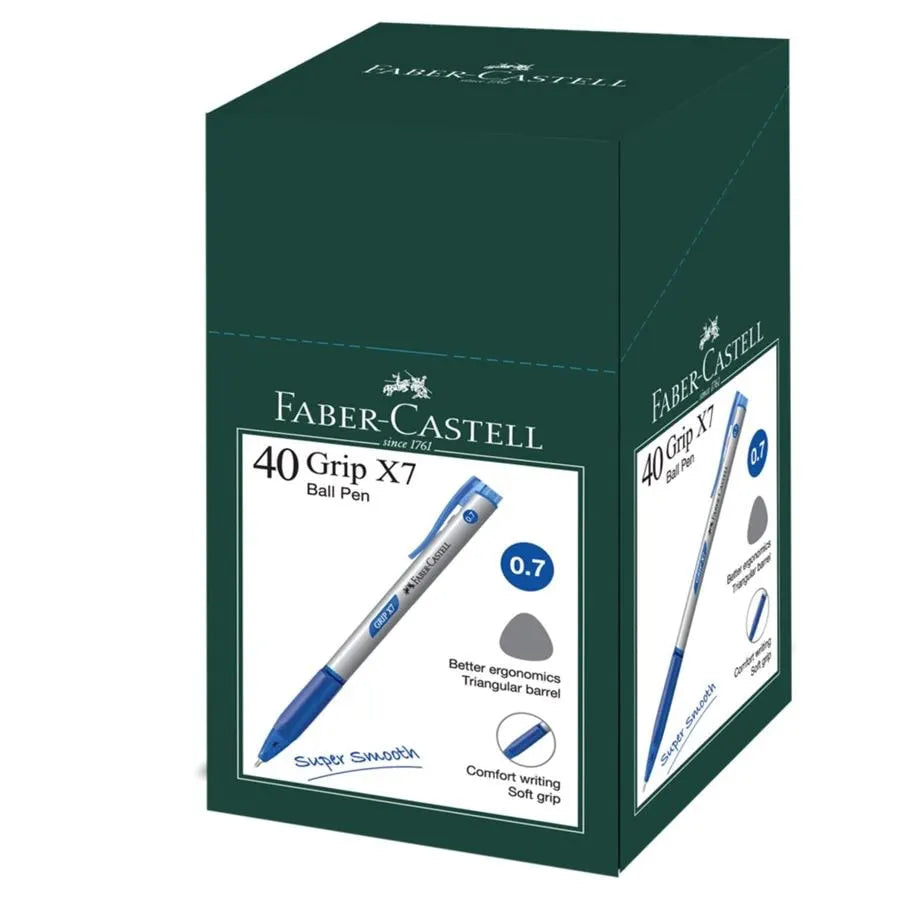 FABER-CASTELL Grip X7 0.7mm 547451 Blue 40s