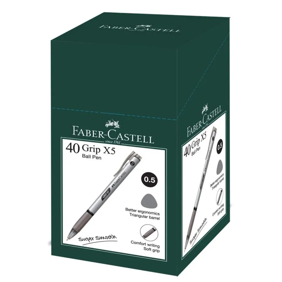 FABER-CASTELL Grip X5 0.5mm 547399 Black 40s
