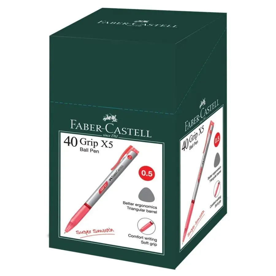 FABER-CASTELL Grip X5 0.5mm 547321 Red 40s