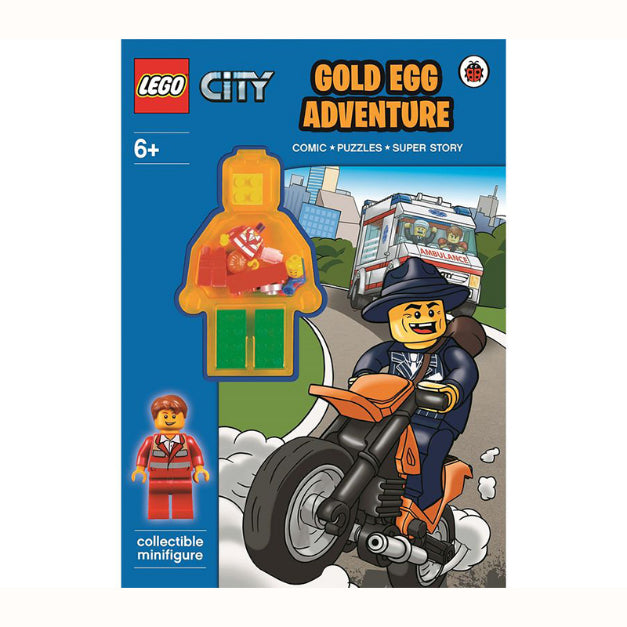 LEGO CITY:GOLD EGG ADVENTURE ACTIVITY BOOK WITH MI Default Title