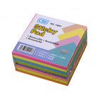 CBE Sticky Pad 14041 Neon Col 75x75mm