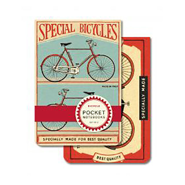 CAVALLINI & CO 2P Notebooks-Bicycles