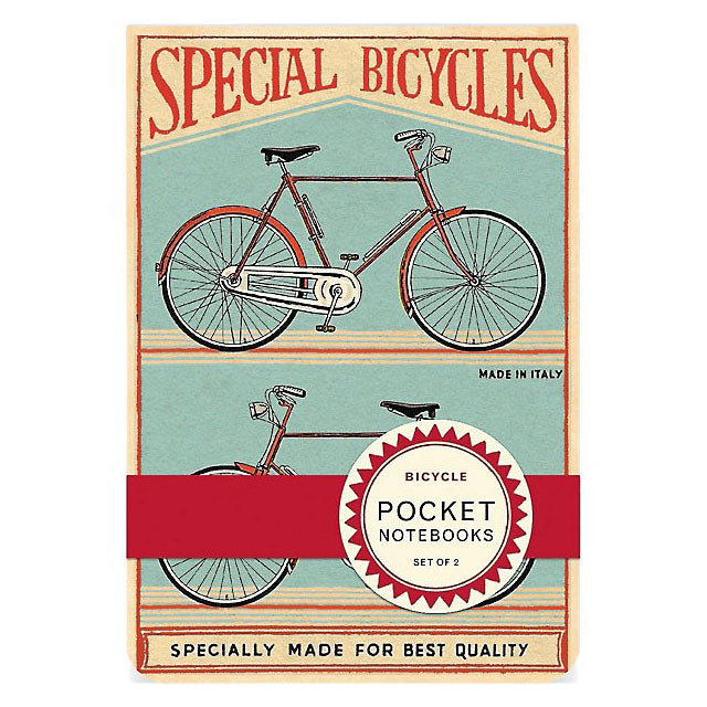 CAVALLINI & CO 2P Notebooks-Bicycles