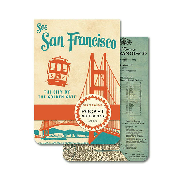 CAVALLINI & CO 2P Notebooks-San Francisco – CzipLee Retail