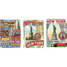 CAVALLINI & CO 3 Mini Notebooks-New York City Default Title