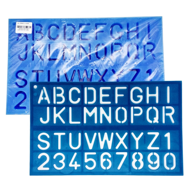 Lettering Stencil 740 40mm Block Letters