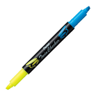 PENTEL Twin Checker Highlighter-Yellow.Sky Blue