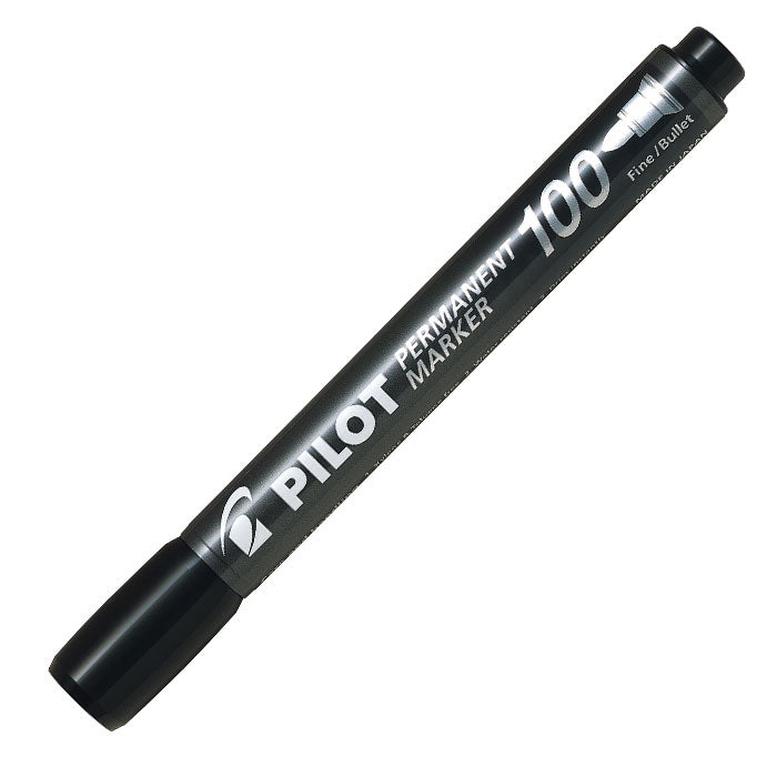 PILOT 100 Permanent Marker-Bullet Black