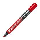 PILOT 100 Permanent Marker-Bullet Red