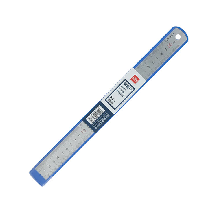 DELI Straight Steel Ruler E8463 30cm