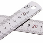 DELI Straight Steel Ruler E8463 30cm