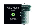 CARAN d'ACHE Ink Cartridges 6x Delicate Green