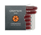 CARAN d'ACHE Ink Cartridges 6x Electric Orange