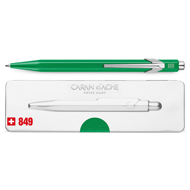 CARAN d'ACHE 849 Ball Pen Pop Line Metallic Green Default Title