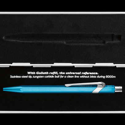 CARAN d'ACHE 849 Ball Pen Pop Line Metallic Turquoise Default Title