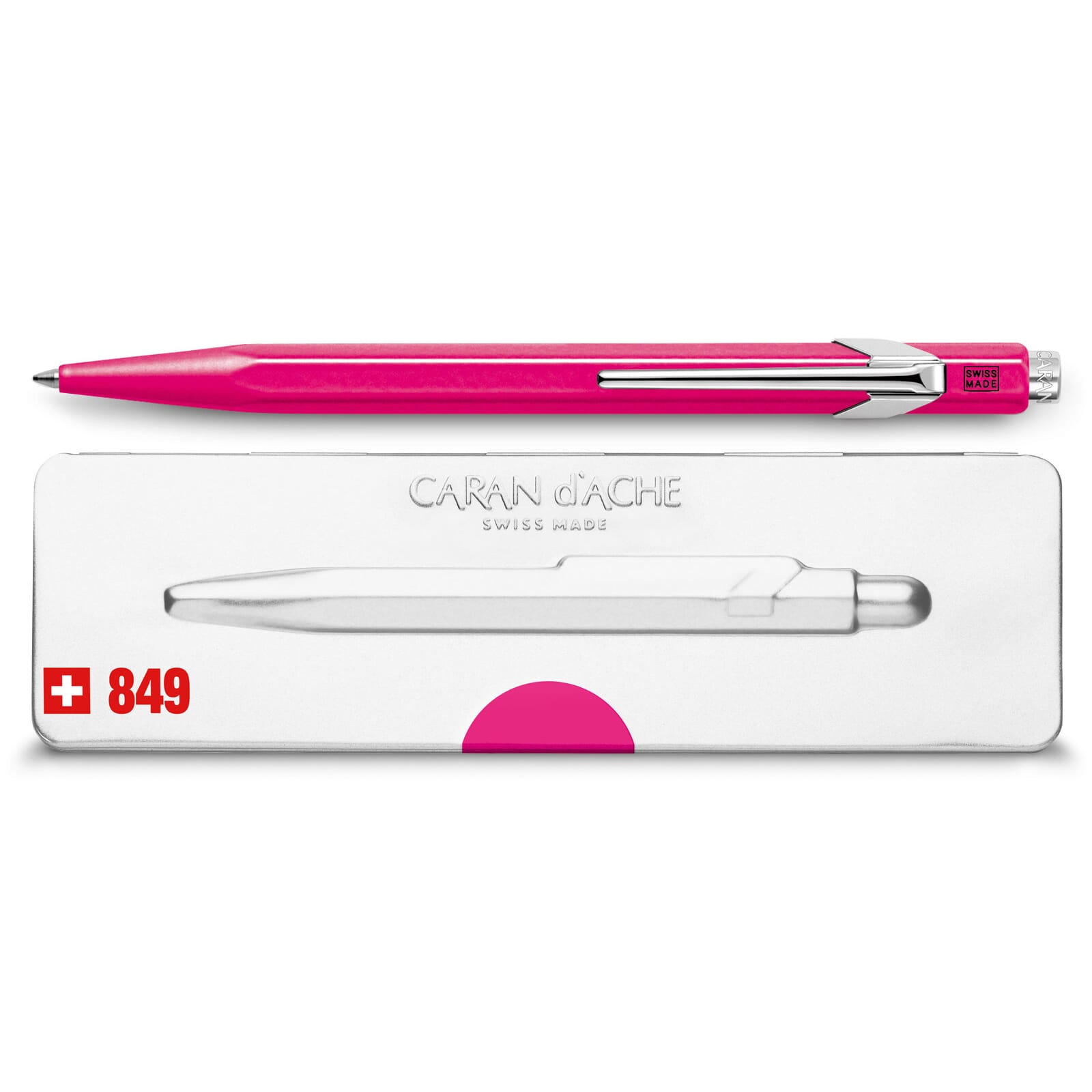CARAN d'ACHE 849 Ball Pen Pop Line Fluo Purple Default Title