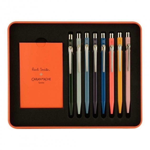 CARAN D'ACHE 849 Ball Pen x Paul Smith Limited Edition Set of 8