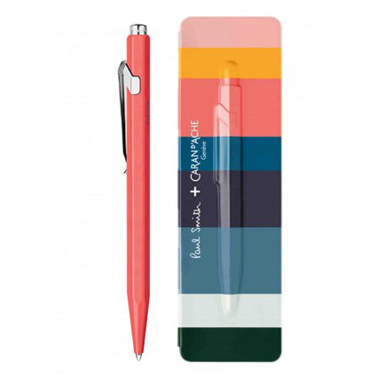 CARAN D'ACHE 849 Ball Pen x Paul Smith Limited Edition Coral Pink Default Title