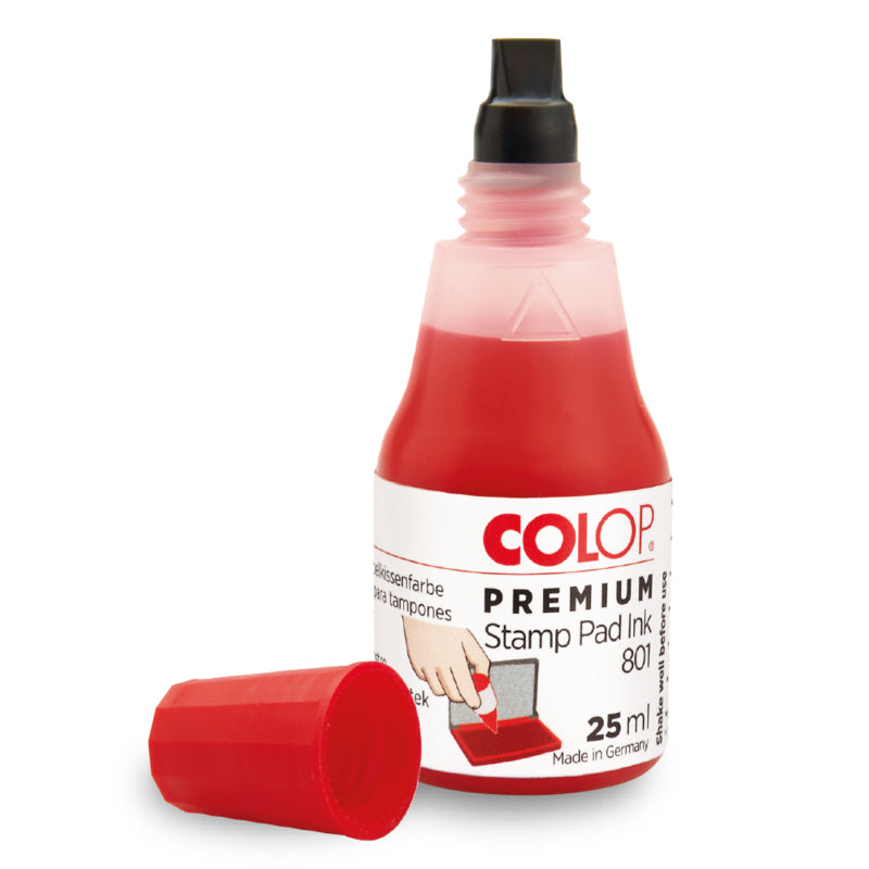 COLOP Refill Ink 25ml 801 Red Default Title