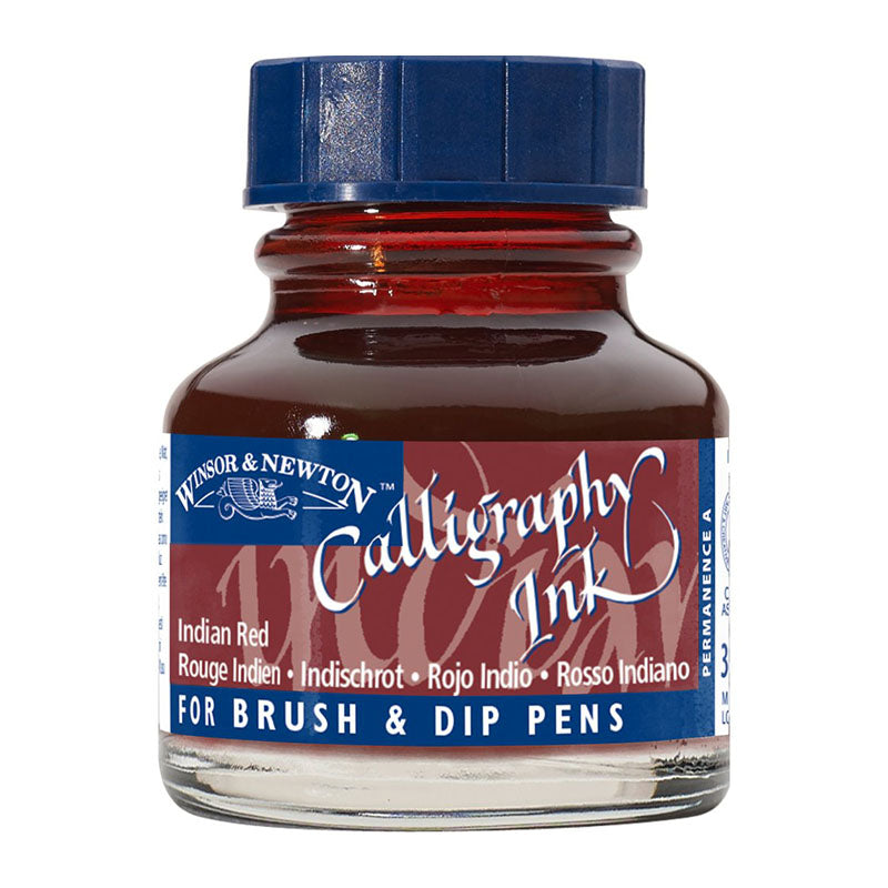 WINSOR & NEWTON Calligraphy Ink 30ml S1 317 Indian Red