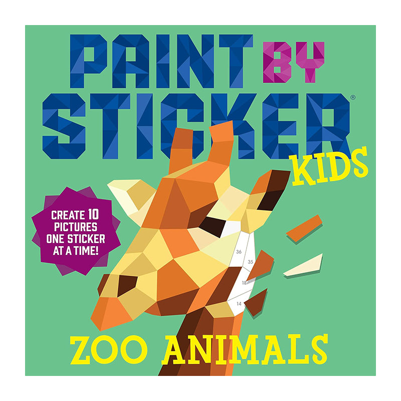 Paint By Sticker Kids: Zoo Animals by Workman Publishing