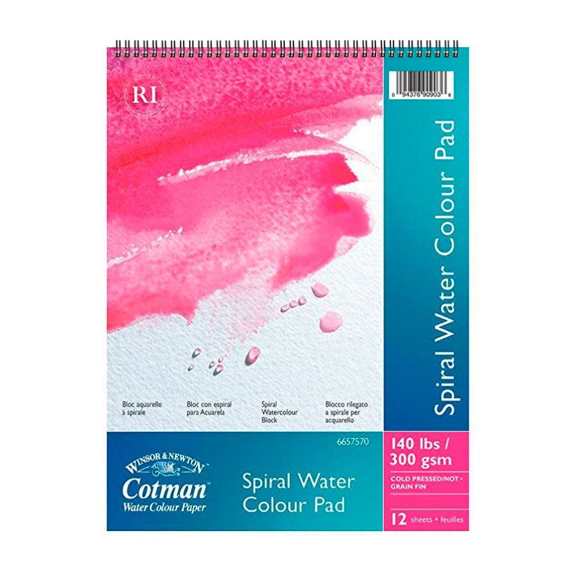 WINSOR & NEWTON Cotman Cold Pressed Spiral Pad 300G 10S 20"x16