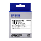 EPSON LK Tape Common 18mmx9m Black on White Default Title