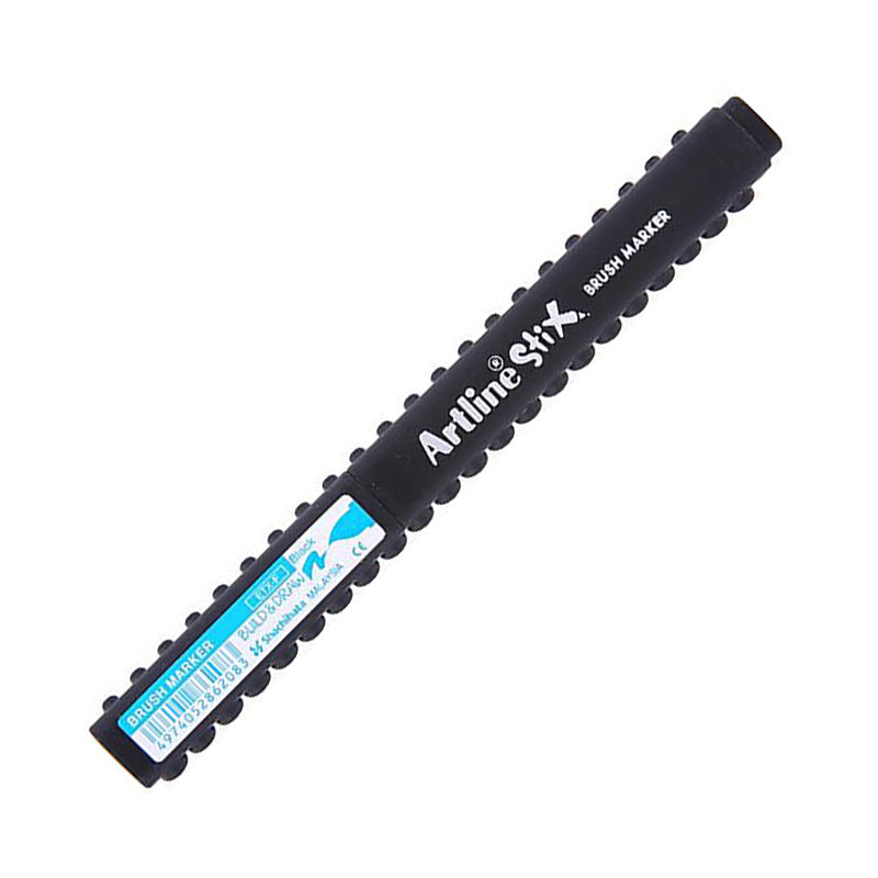 ARTLINE Stix Brush Marker-Black