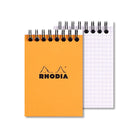 RHODIA Classic Notepad A7 75x105mm 5x5 Sq Orange Default Title