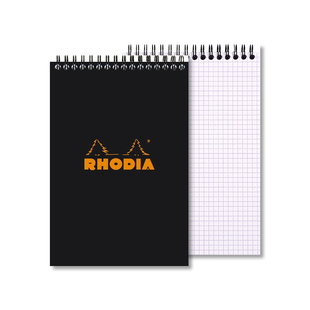 RHODIA Classic Notepad A5 148x210mm 5x5 Sq Black Default Title