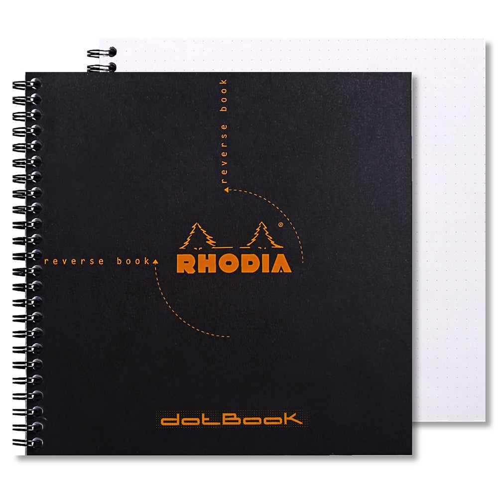 RHODIA Classic Reverse Book 210x210mm Dot Black Default Title