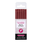 JACQUES HERBIN Wax Gun Sticks 6x Cherry