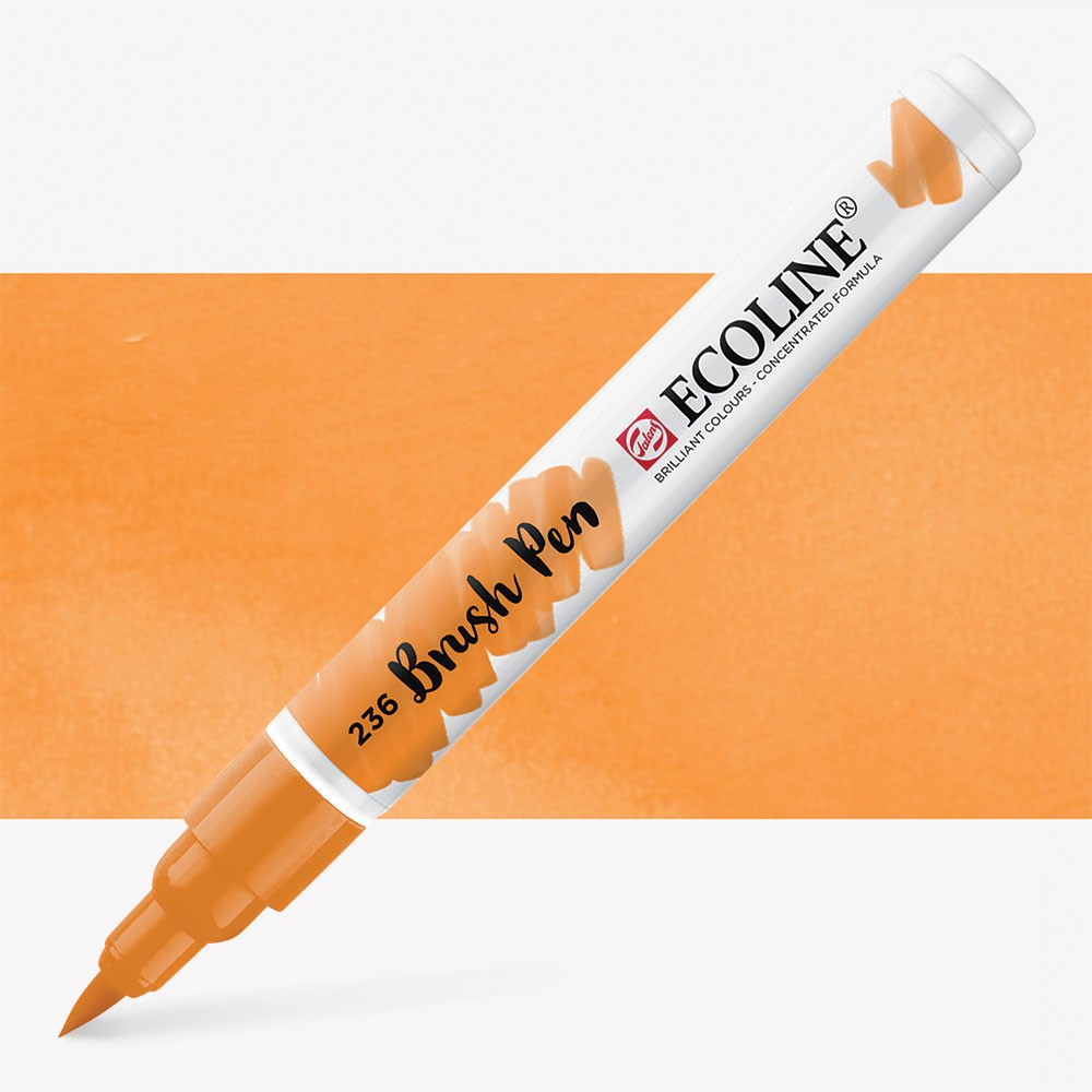 TALENS Ecoline Brush Pen 236 Light Orange